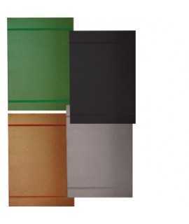 Folder with flaps, grey. Sheet size. 5 units