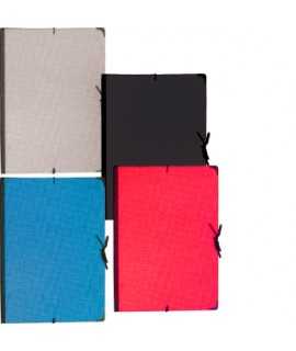 Drawing folder, with bows. Size: 86x62 cm. Black