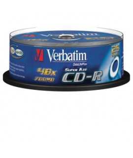CD Verbatim 700MB, 74 minutes. 25 units.