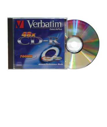 CD-R Verbatim. Capacity: 700 MB