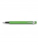 Pluma Caran d'Ache 849. Fluorine green