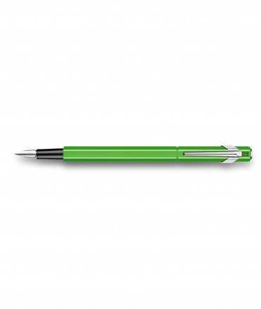 Pluma Caran d'Ache 849. Fluorine green
