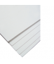 Cartró 2 cares, 1 mm, 740 g. Mida: 50x65 cm. Color blanc