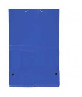 Detachable blue project folder. Folio size, spine 7 cm.
