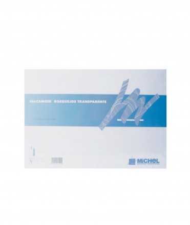 Papel sulfurizado tamaño/anchura 110 cm núm hojas/longitud 50 m hojas/rollo rollo