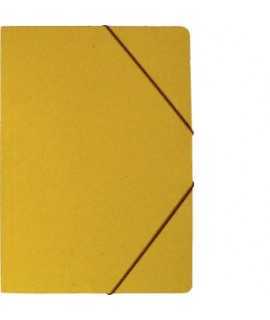 Cardboard folder, with flaps, DIN A3. Size: 46x33 cm. Leather color