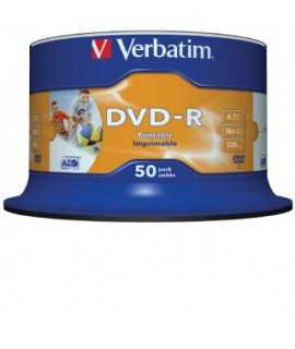 DVD-R Verbatim. Capacitat 4,7 GB. 50 unitats.