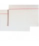 Fitxes ratllades. Mida: 10x15 cm. 100 unitats