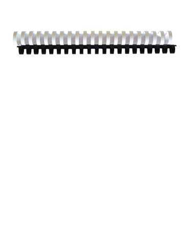 Astic pl cannons. Size: 10 mm. White color. 21 rings.
