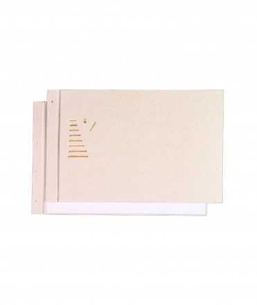 Carpeta libro. DIN A4, blanca