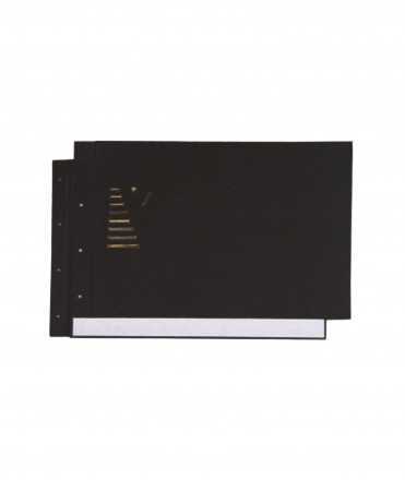 Tapes tipus llibre, DIN A3. Color negre