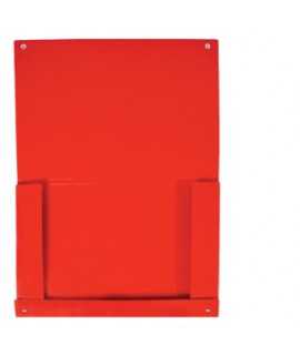Project folder, DIN A3. Spinel 3 cm. Size: 48x36x3 cm. Red