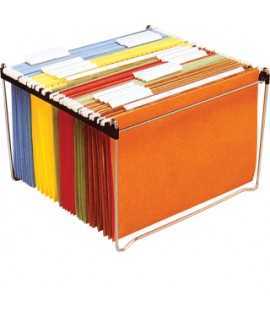 Desktop file cabinet for hanging folders