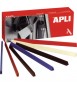 Coloured pl spine, DIN A4. Spine 15 mm. Black