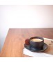 2 tasses de cafè, blanques o negres