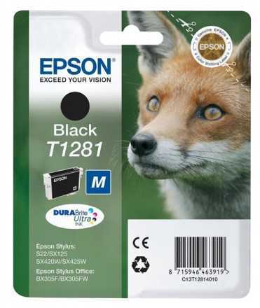 Cartucho Epson T1281 negro. T128140