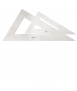 Escaire, sense mil·limetrar. Mida: 15 cm