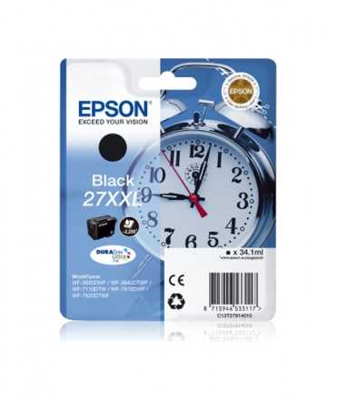 Cartucho Epson 27XXL Negro. T279140