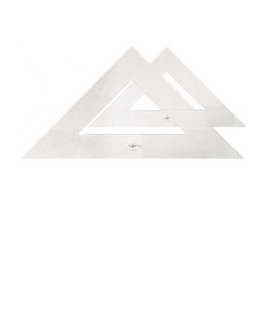 Cartabó, sense mil·limetrar. Mida: 15 cm