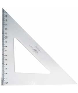 Cartabón milimetrado. Tamaño 20 cm