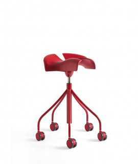 Binary stool, red