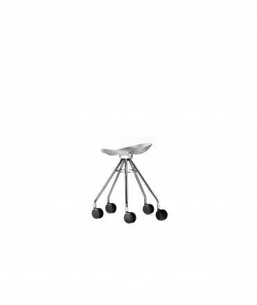 Jamaica stool 45 cm, with wheels