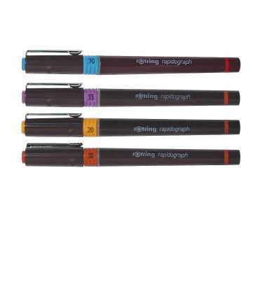 Pluma Rapidograph mina 0,20 mm