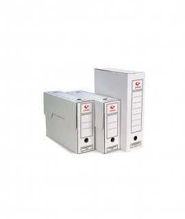 Definitive file box, extended folio. White