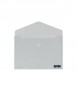 Transparent pl cover with velcro. Size: 33x47.5 cm. Horizontal opening