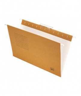Carpeta colgante Gio, DIN A4. Color kraft. 25 unidades
