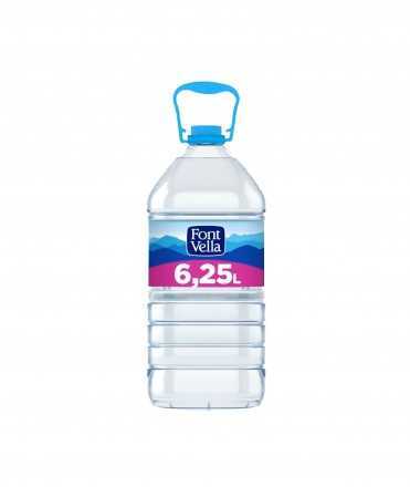 Aigua Mineral Natural Font Vella, 6,25l.