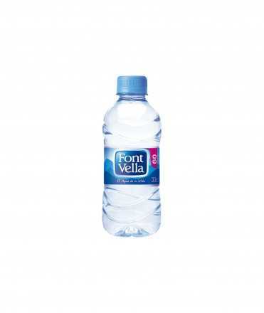 Aigua Mineral Natural Font Vella, 33 cl.