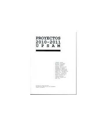 Proyectos 2010-2011 UPSAM