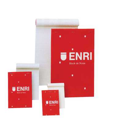 Bloc de notes. Mida: 21,5x31 cm. 100 fulls. Acabat llis