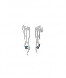Long earrings Moon Spark