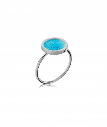 Anillo turquesa Vidrieres