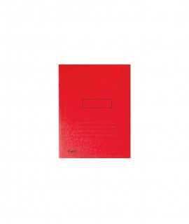 Subcarpeta cartolina reciclada a4 vermella 280g / m2 amb 2 solapes interior