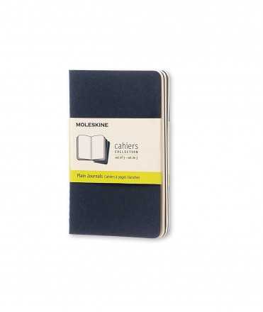 Moleskine Cahier Negre XL, white sheets. 3 units