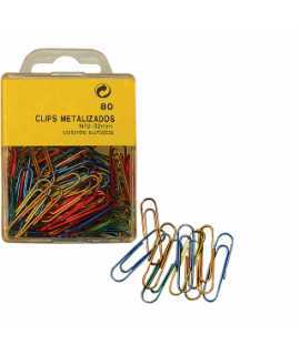 Colored clips. Size: 3.2 mm. 100 pcs.