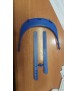 Pantalla protectora facial, color azul
