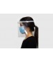 Pantalla protectora facial, color azul