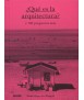 What is architecture? and 100 questions m ace
