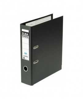 File Elba, DIN A4 Black. 7.5 cm.