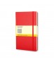 Quadern Classic Moleskine L, fulls quadriculats, vermell