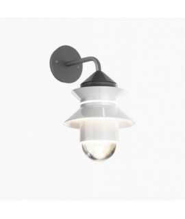 Santorini wall lamp, White
