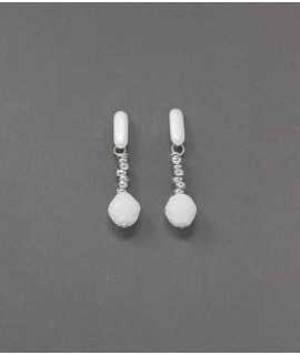 Alèssia Earrings, White