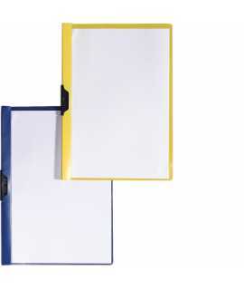 Dossier with clip Duraclip spine 3 mm white