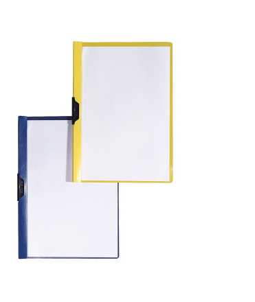 Dossier amb clip Duraclip llom 3 mm color blanc