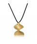 ENCENALLS.Colgante chapado en oro mediano