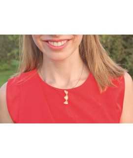SHAVINGS. Small gold-plated pendant